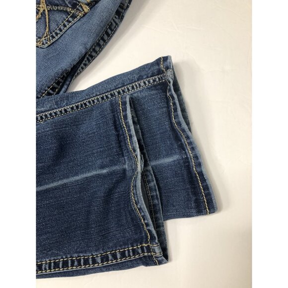 Silver Suki Surplus Women's 29x30 Blue Denim Jeans Bootcut Hemmed - Picture 7 of 8